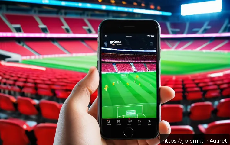 스포츠마케팅 전문가로서의 브랜딩 성공 사례 - A vibrant sports stadium scene during a live game, showcasing fans engaging enthusiastically with th...